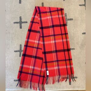 100% cashmere coach scarf